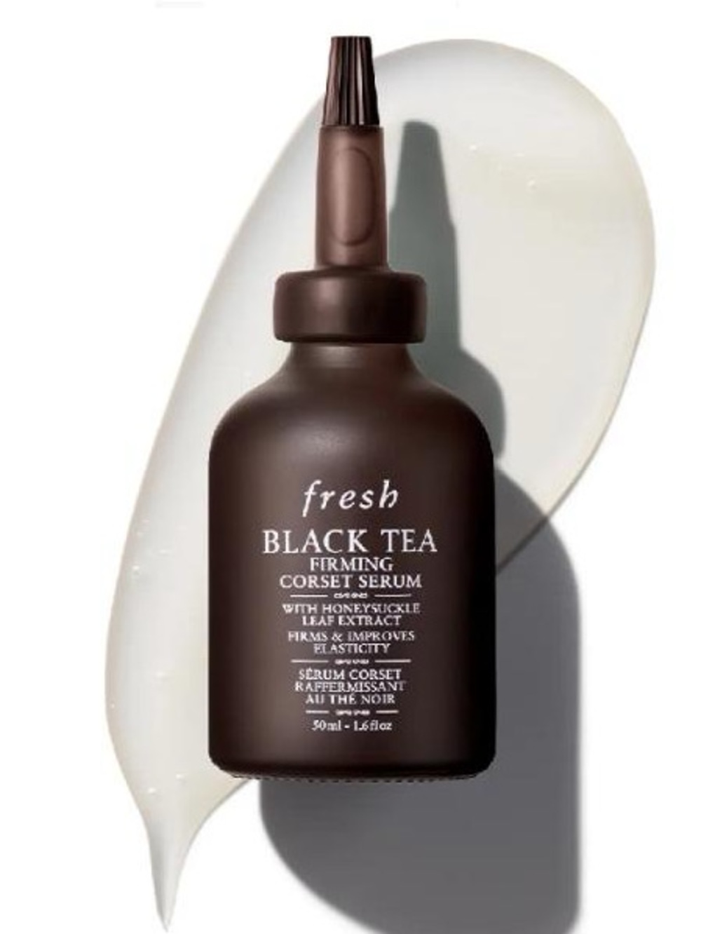 Fresh Black Tea Firming Corset Serum Skin Elasticity Anti Aging Fine Lines Glow